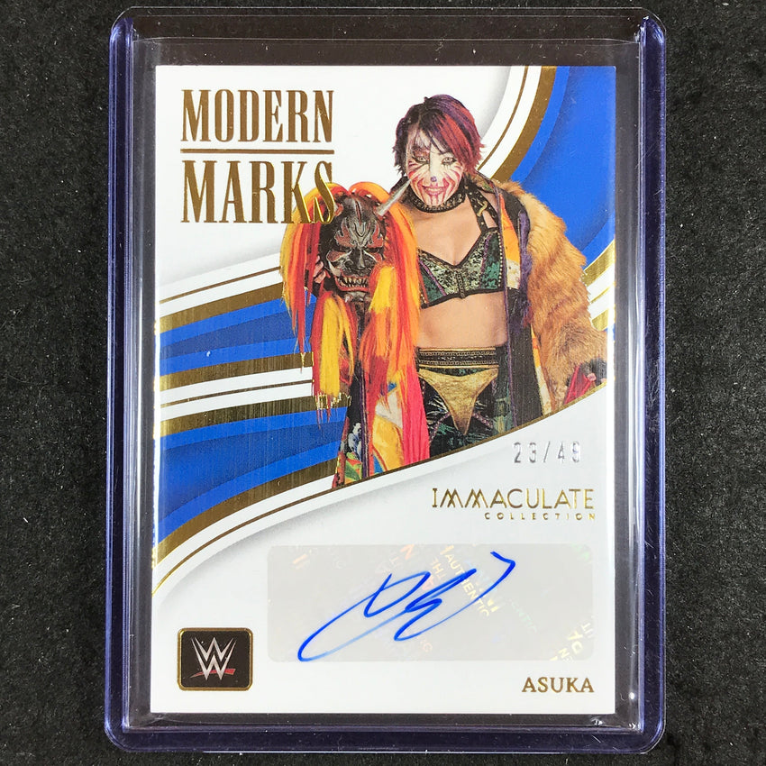 2023 Immaculate WWE ASUKA Modern Marks Auto 23/49