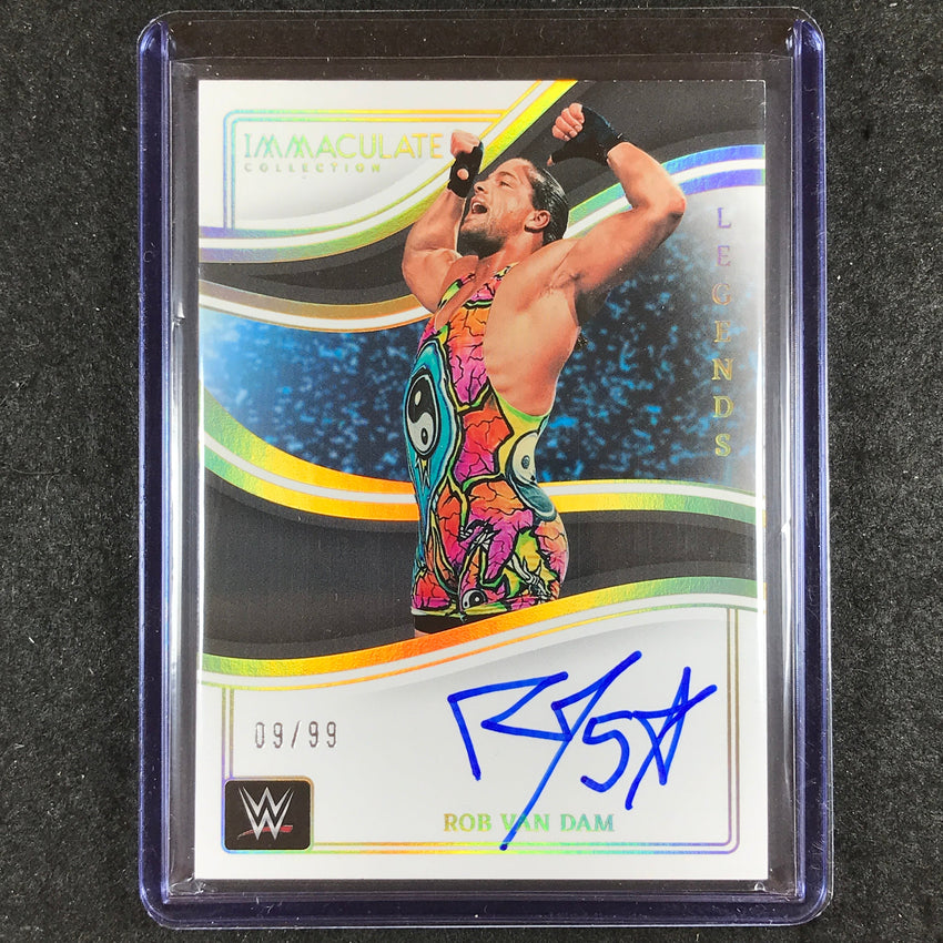 2023 Immaculate WWE ROB VAN DAM Immaculate Legends Auto 9/99
