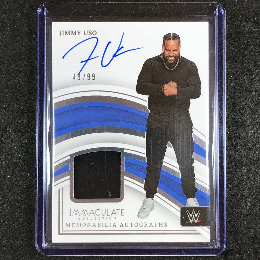 2023 Immaculate WWE JIMMY USO Memorabilia Auto Base 49/99
