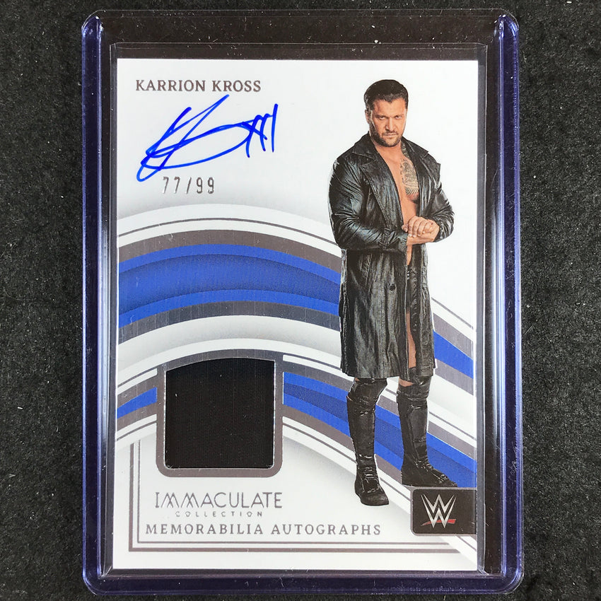 2023 Immaculate WWE KARRION KROSS Memorabilia Auto Base 77/99
