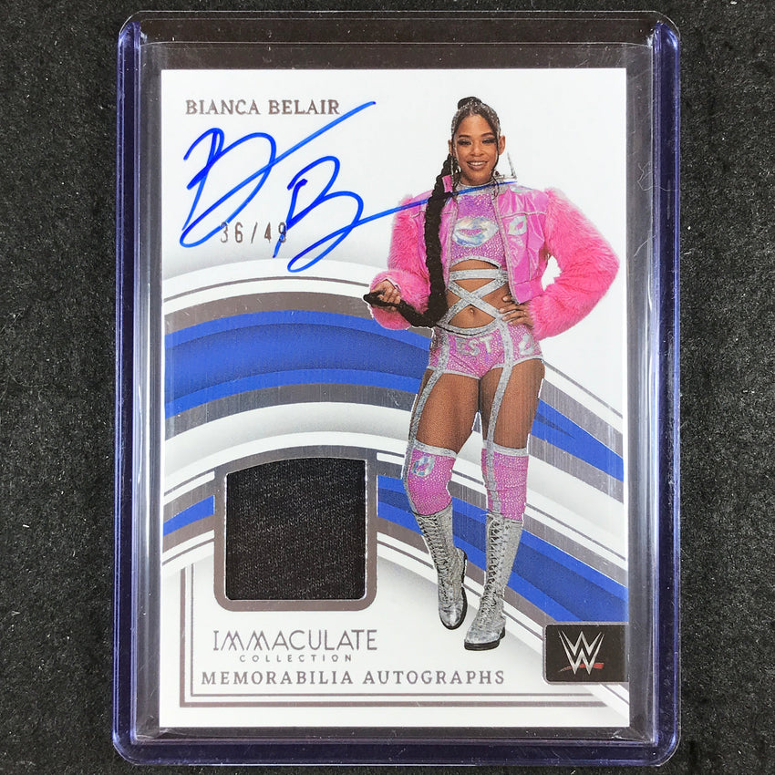 2023 Immaculate WWE BIANCA BELAIR Memorabilia Auto Base 36/49