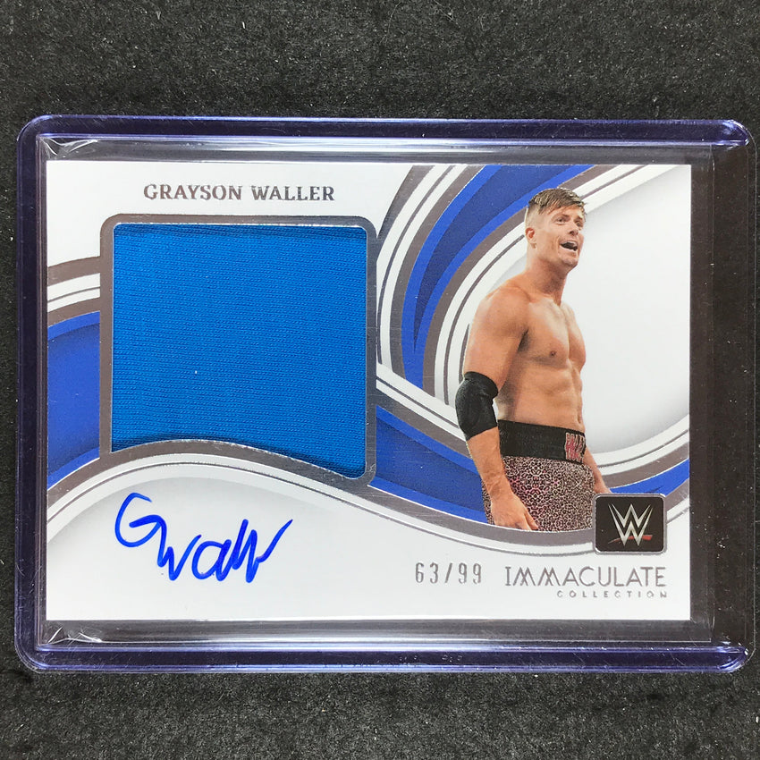 2023 Immaculate WWE GRAYSON WALLER Premium Memorabilia Auto Base 63/99