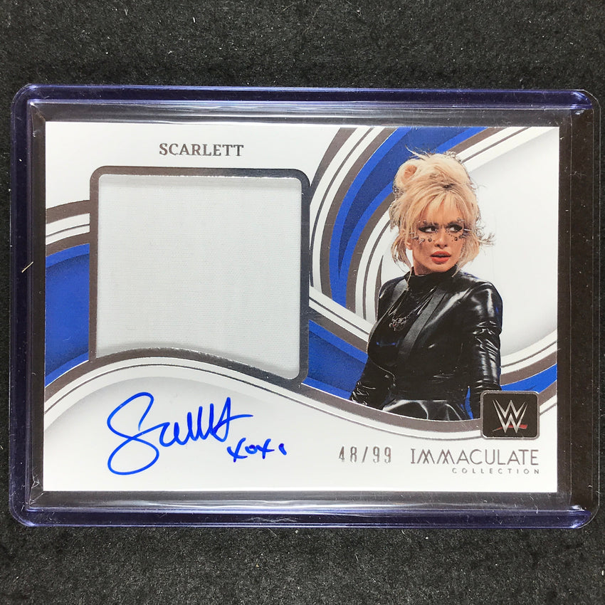 2023 Immaculate WWE SCARLETT Premium Memorabilia Auto Base 48/99