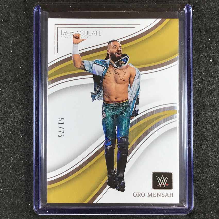 2023 Immaculate WWE ORO MENSAH Base 51/75 #86