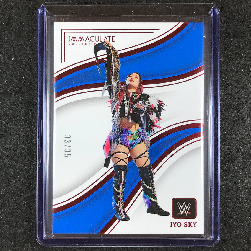 2023 Immaculate WWE IYO SKY Base Red 33/35 #34