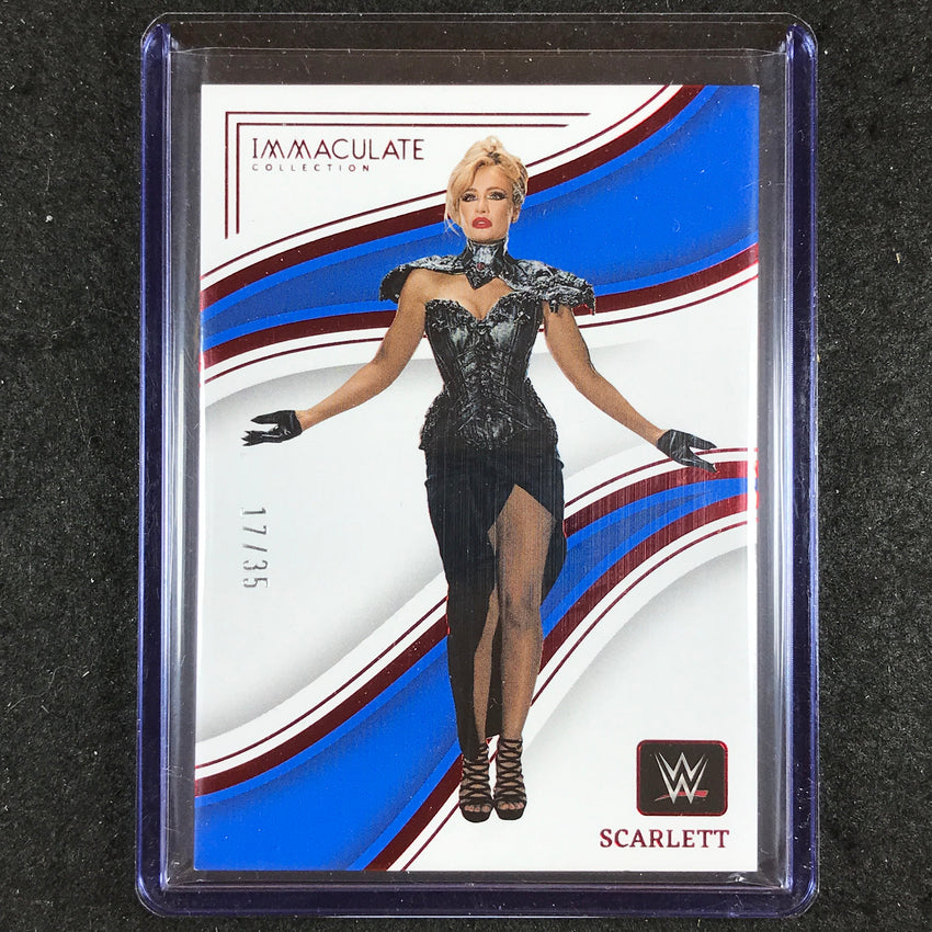 2023 Immaculate WWE SCARLETT Base Red 17/35 #64
