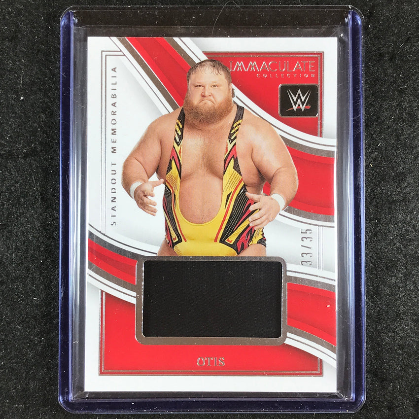 2023 Immaculate WWE OTIS Standout Memorabila Relic Base 33/35