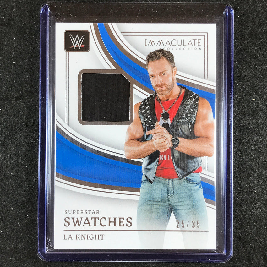 2023 Immaculate WWE LA KNIGHT Superstar Swatches Relic Base 25/35