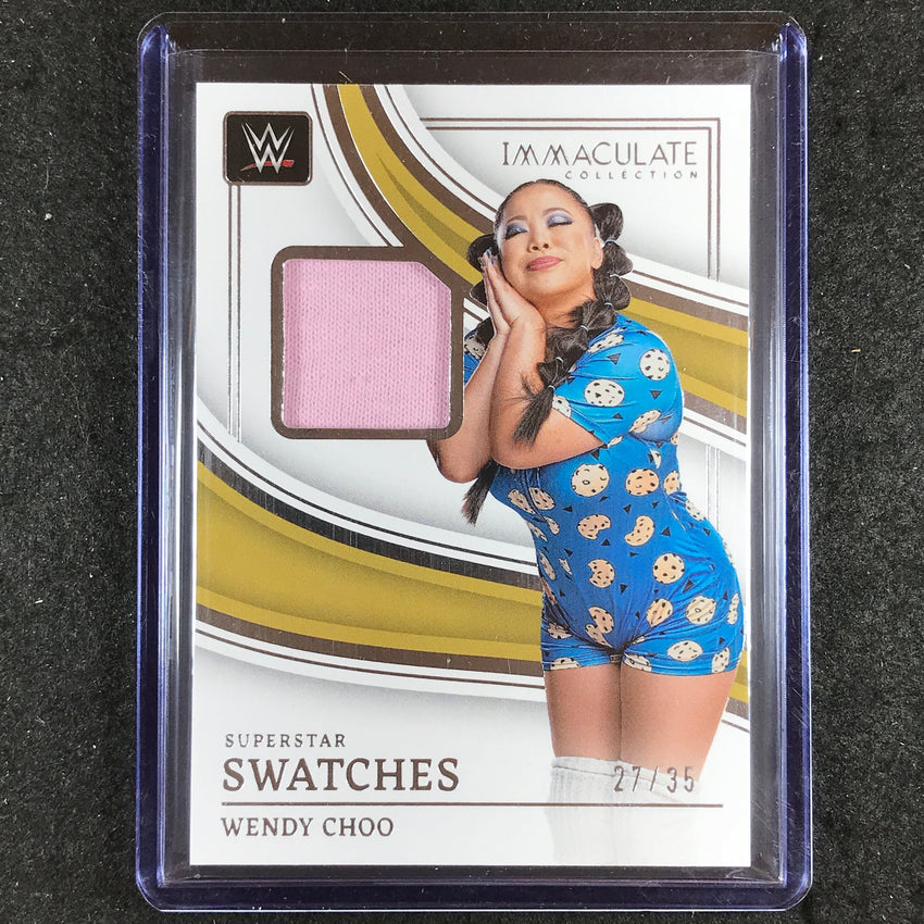 2023 Immaculate WWE WENDY CHOO Superstar Swatches Relic Base 27/35
