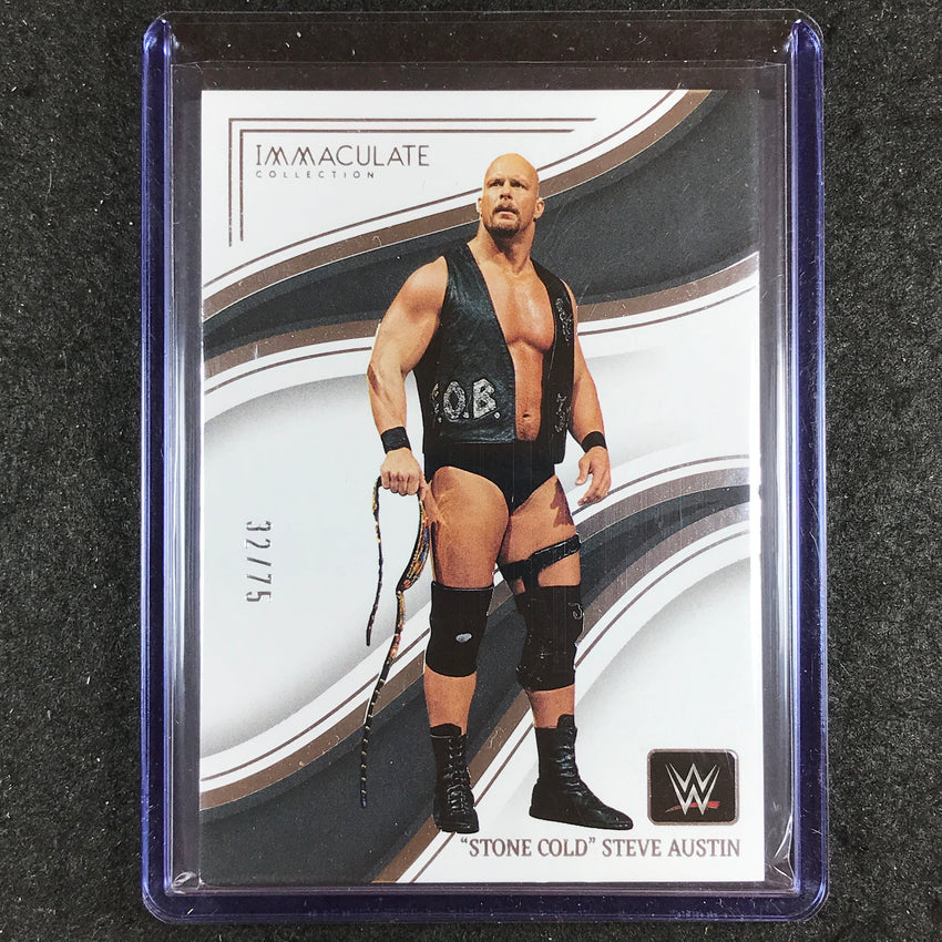 2023 Immaculate WWE "STONE COLD" STEVE AUSTIN Base 32/75 #15