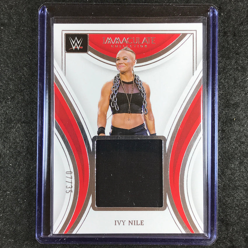 2023 Immaculate WWE IVY NILE Remarkable Memorabilia Relic Base 7/35