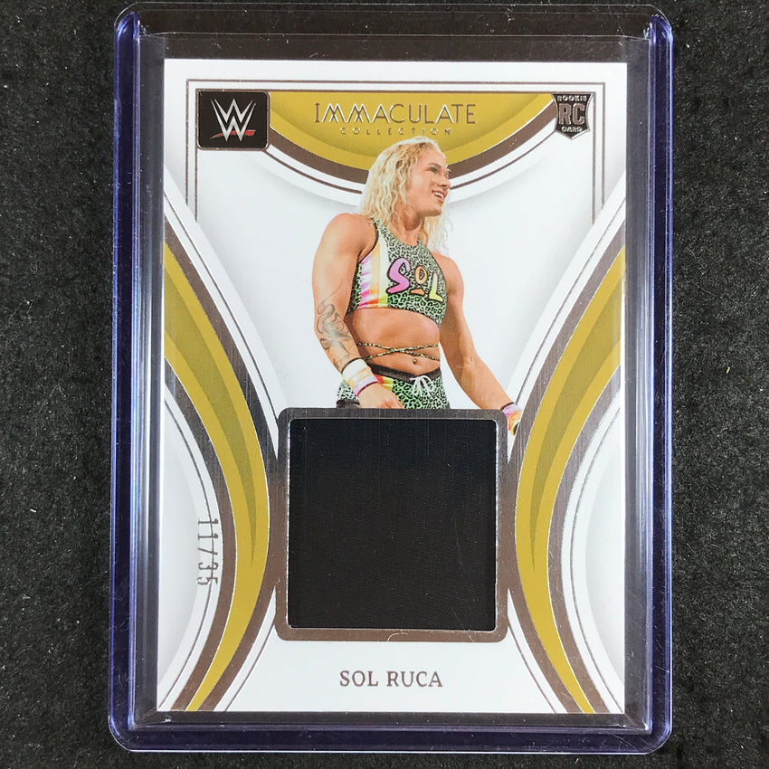 2023 Immaculate WWE SOL RUCA Remarkable Memorabilia Rookie Relic Base 11/35