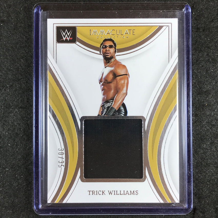 2023 Immaculate WWE TRICK WILLIAMS Remarkable Memorabilia Relic Base 30/35