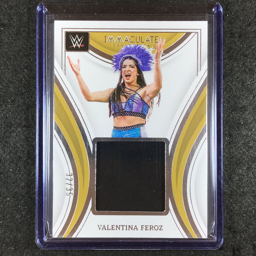 2023 Immaculate WWE VALENTINA FEROZ Remarkable Memorabilia Relic Base 32/35