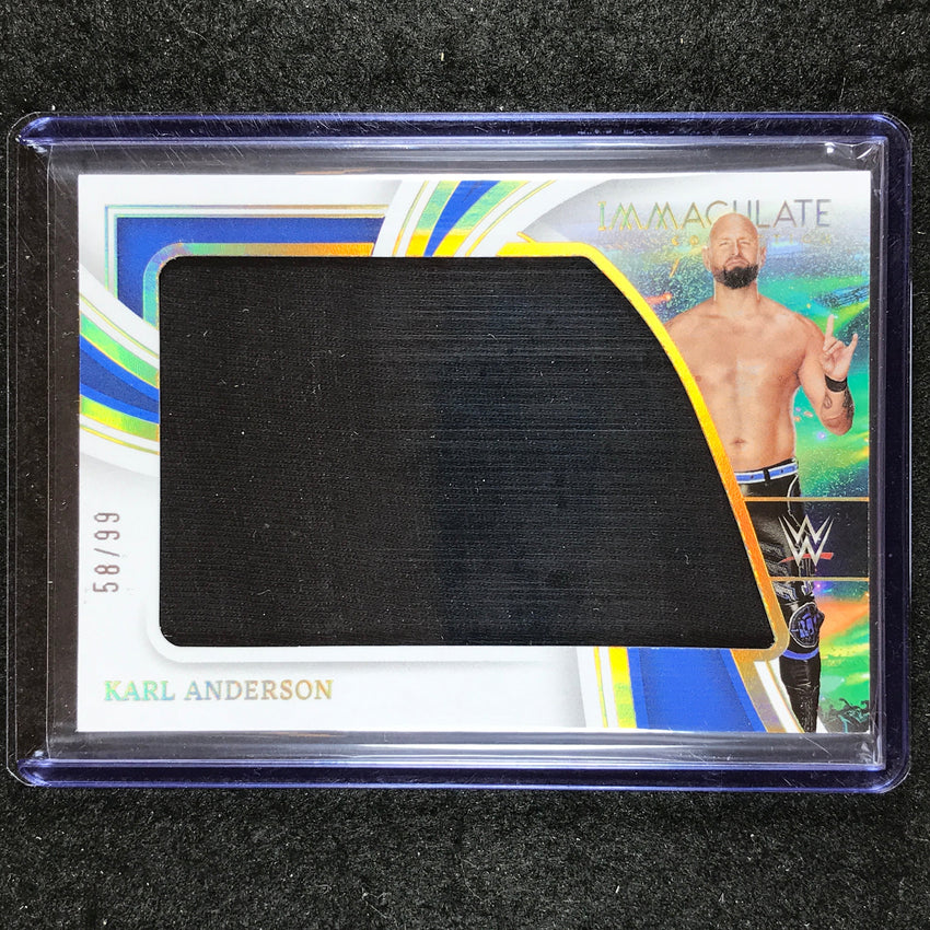 2023 Immaculate WWE KARL ANDERSON Immaculate Standard Jumbo Relic 58/99