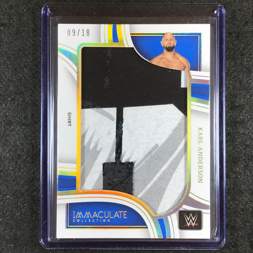 2023 Immaculate WWE KARL ANDERSON Jumbo Memorabilia Shirt Relic 9/18