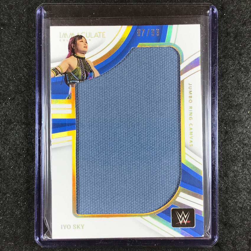 2023 Immaculate WWE IYO SKY Jumbo Memorabilia Ring Canvas Relic 87/99