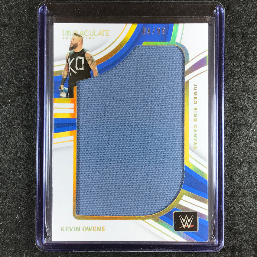 2023 Immaculate WWE KEVIN OWENS Jumbo Memorabilia Ring Canvas Relic 84/99