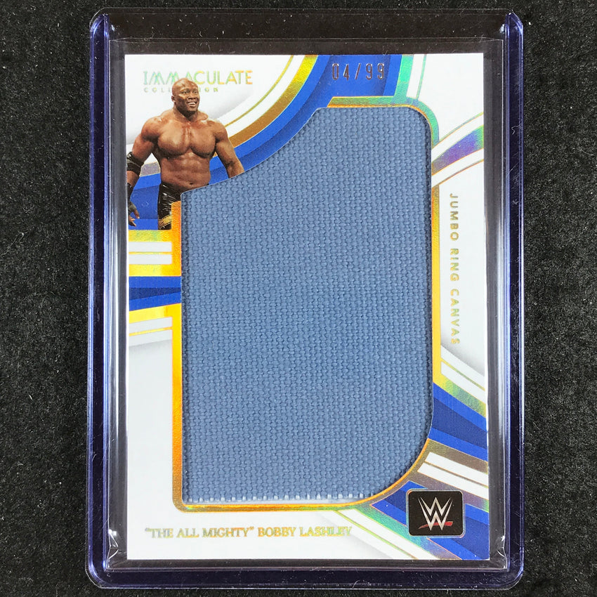 2023 Immaculate WWE BOBBY LASHLEY Jumbo Memorabilia Ring Canvas Relic 4/99