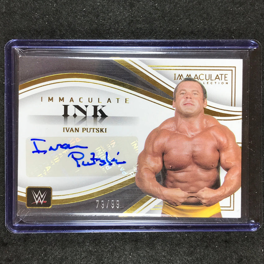 2023 Immaculate WWE IVAN PUTSKI Immaculate Ink Auto 79/99