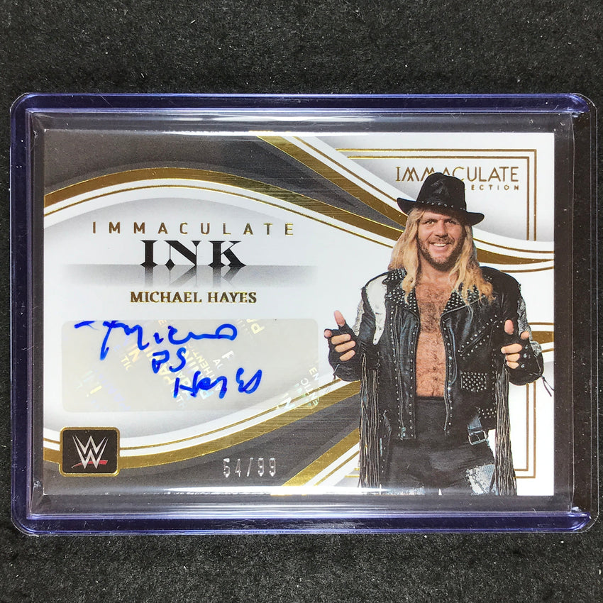 2023 Immaculate WWE MICHAEL HAYES Immaculate Ink Auto 54/99