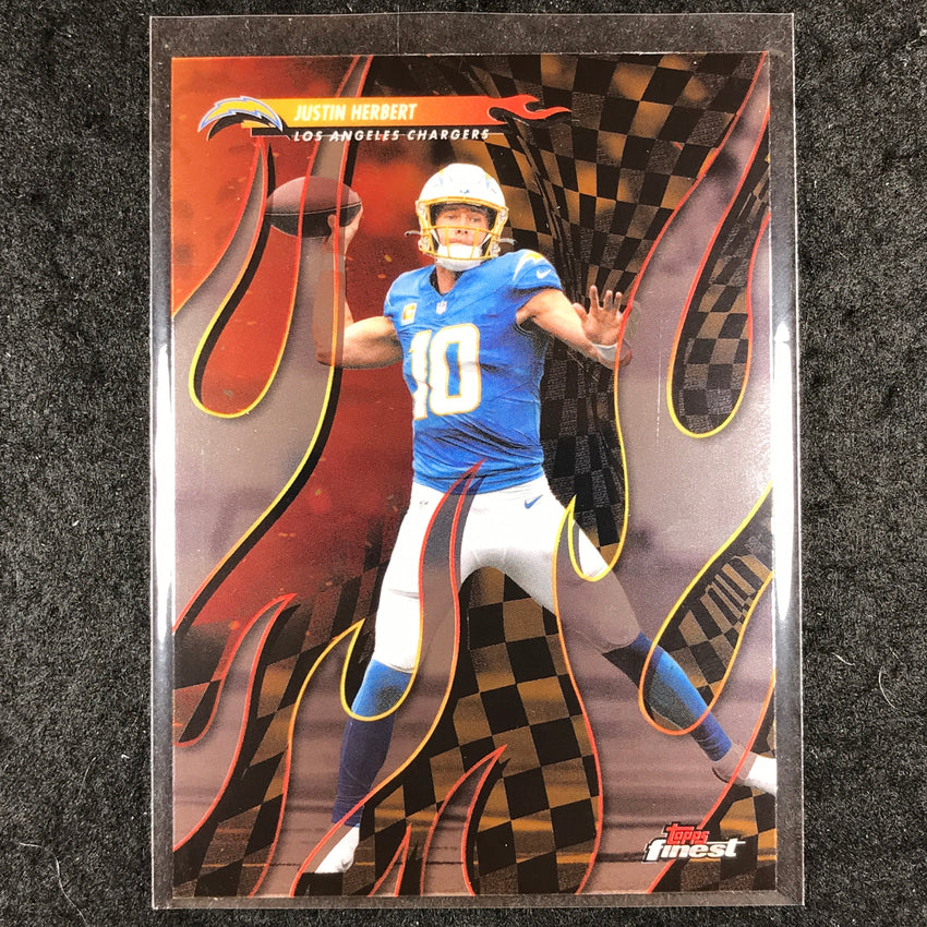 2025 Topps Finest NFL JUSTIN HERBERT Torchers Base #21