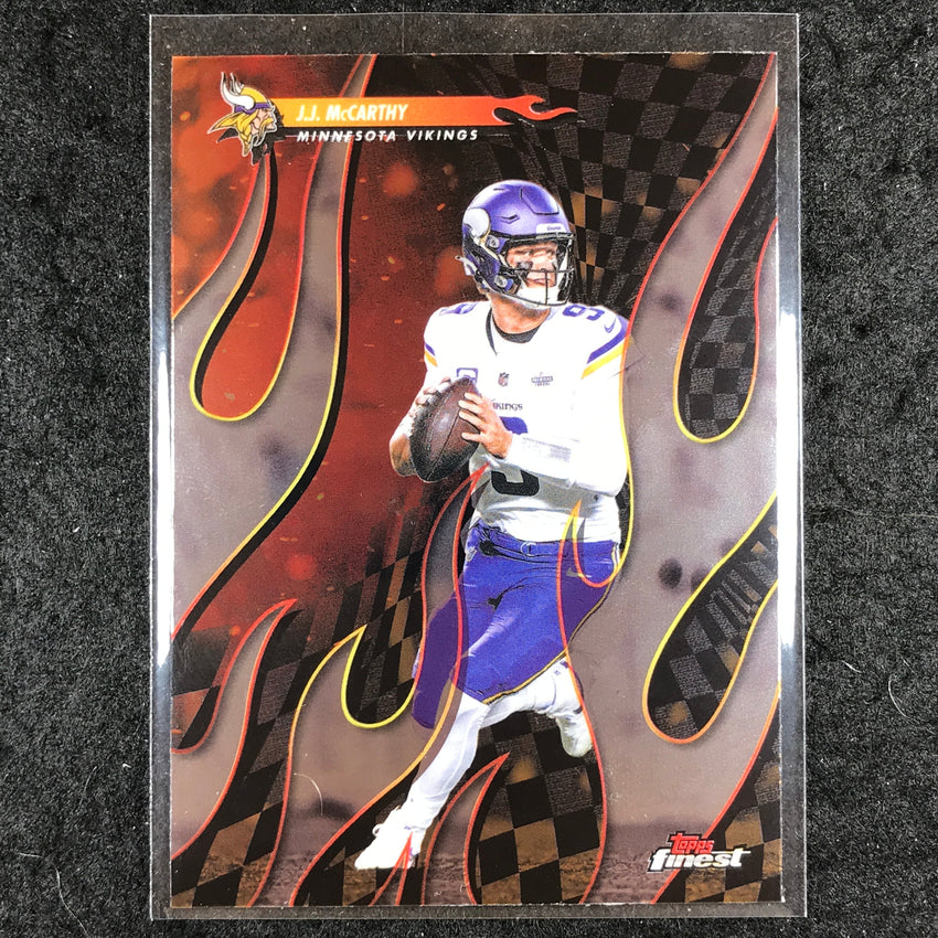 2025 Topps Finest NFL J.J. MCCARTHY Torchers Base #24