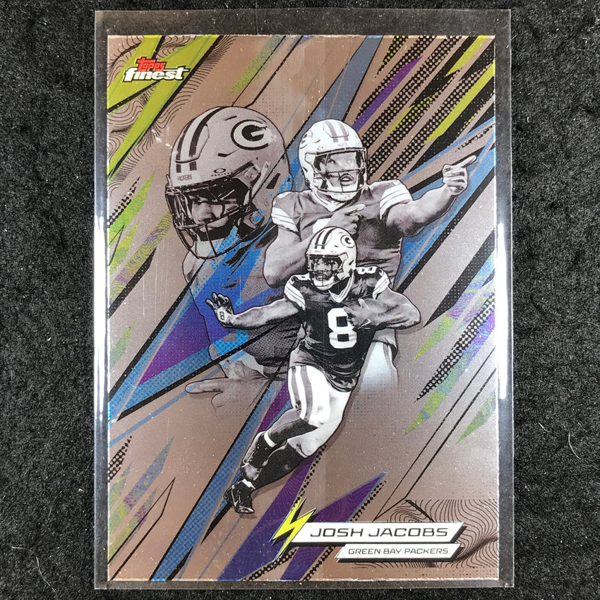 2025 Topps Finest NFL JOSH JACOBS Power Kings Base #2