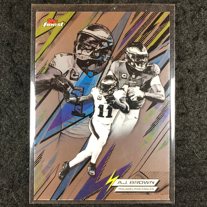 2025 Topps Finest NFL A.J. BROWN Power Kings Base #4