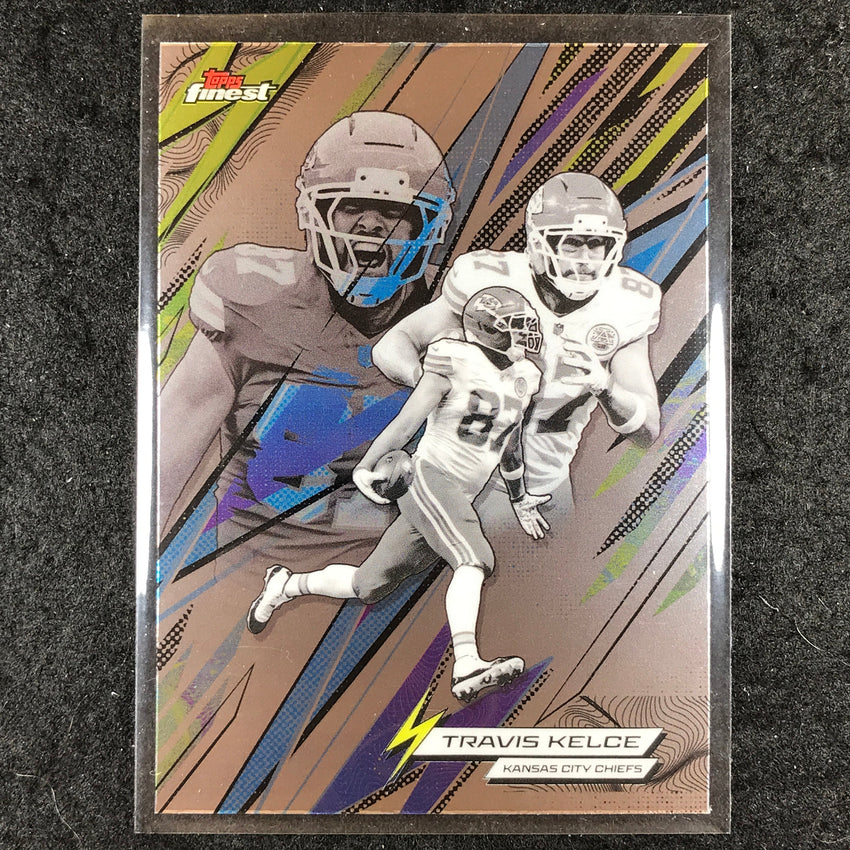 2025 Topps Finest NFL TRAVIS KELCE Power Kings Base #8