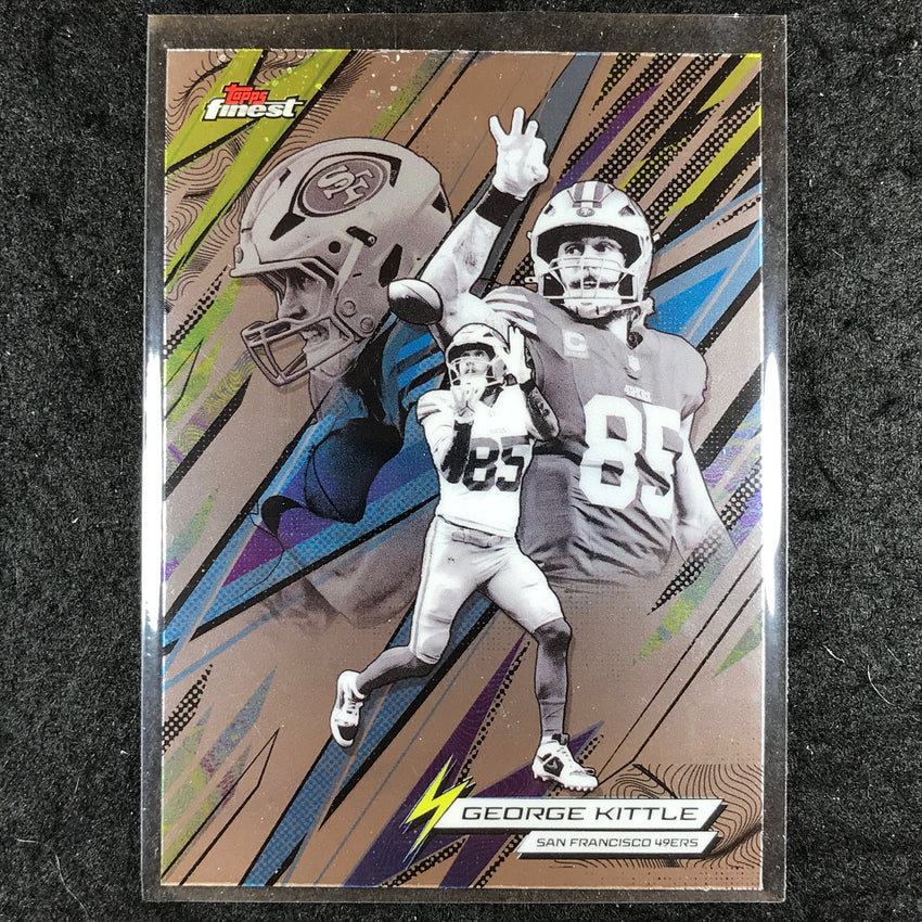 2025 Topps Finest NFL GEORGE KITTLE Power Kings Base #10