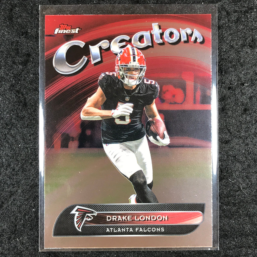 2025 Topps Finest NFL DRAKE LONDON Creators Base #2