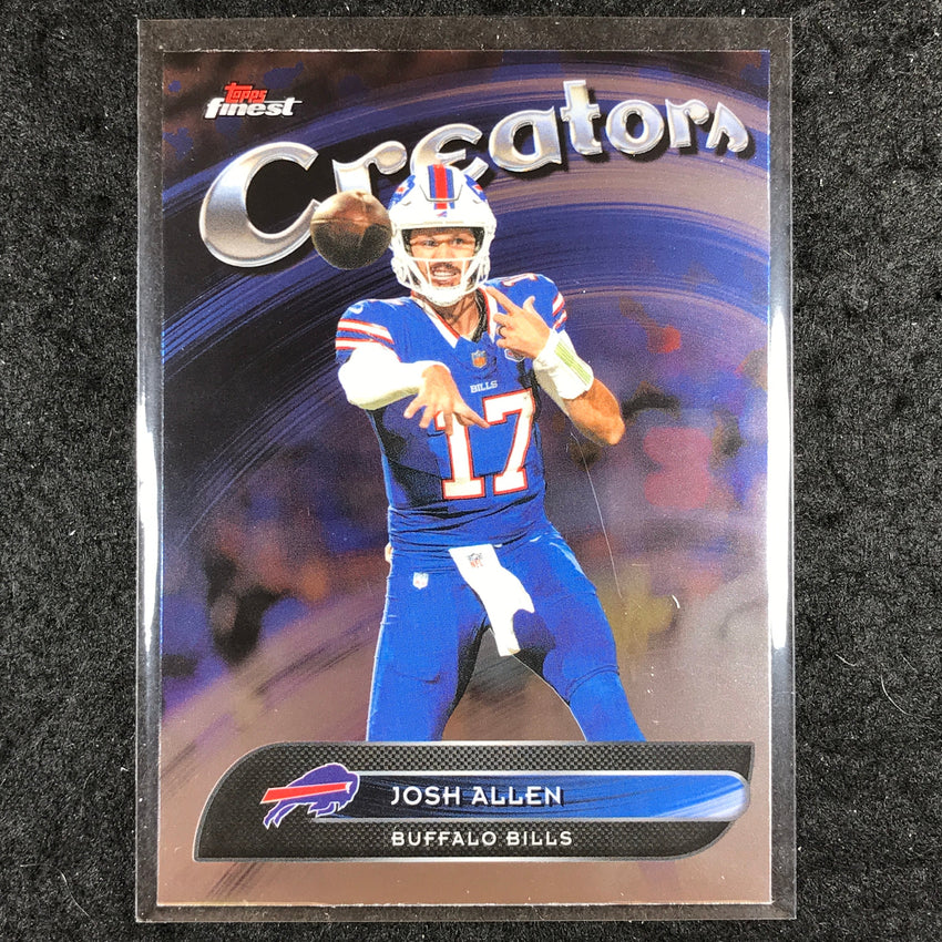 2025 Topps Finest NFL JOSH ALLEN Creators Base #4