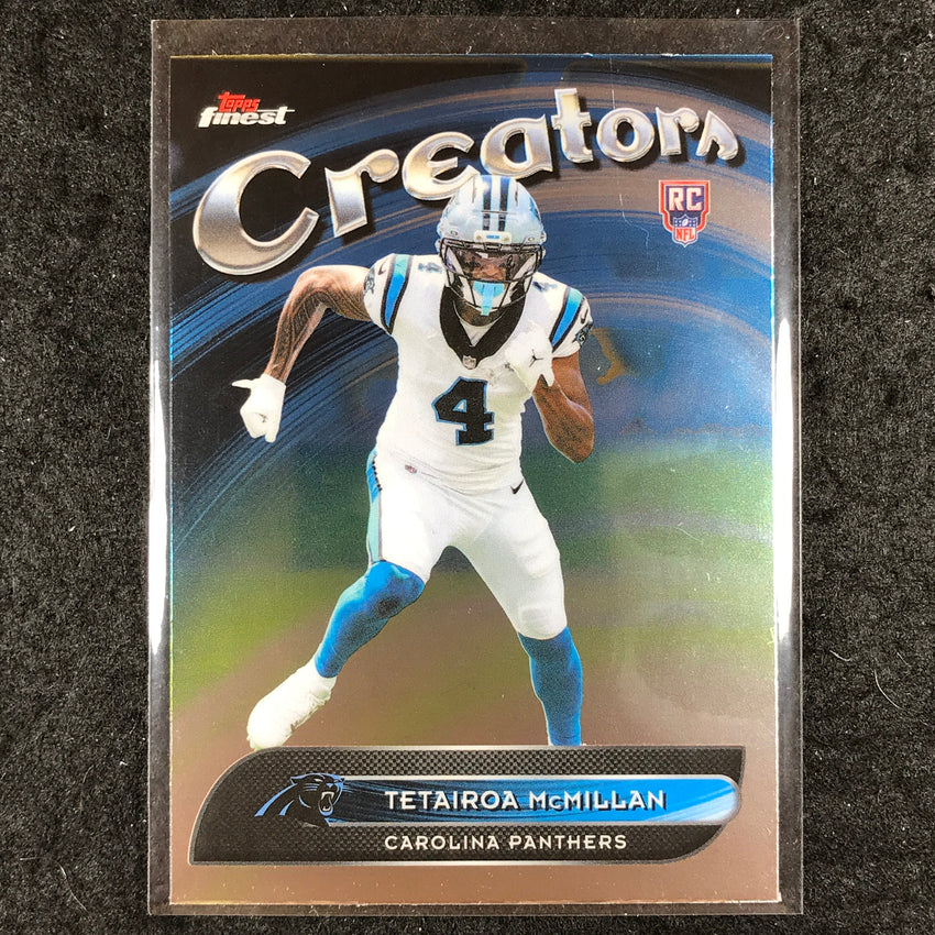 2025 Topps Finest NFL TETAIROA MCMILLAN Creators Rookie Base #5