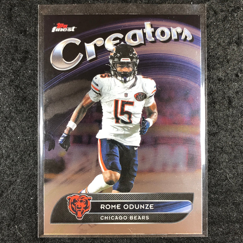 2025 Topps Finest NFL ROME ODUNZE Creators Base #6