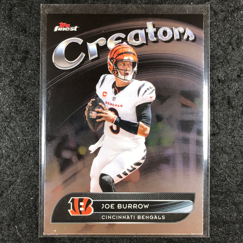 2025 Topps Finest NFL JOE BURROW Creators Base #7