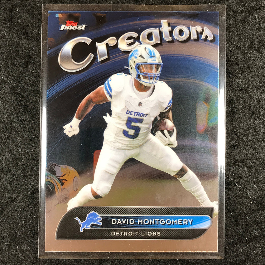 2025 Topps Finest NFL DAVID MONTGOMERY Creators Base #10