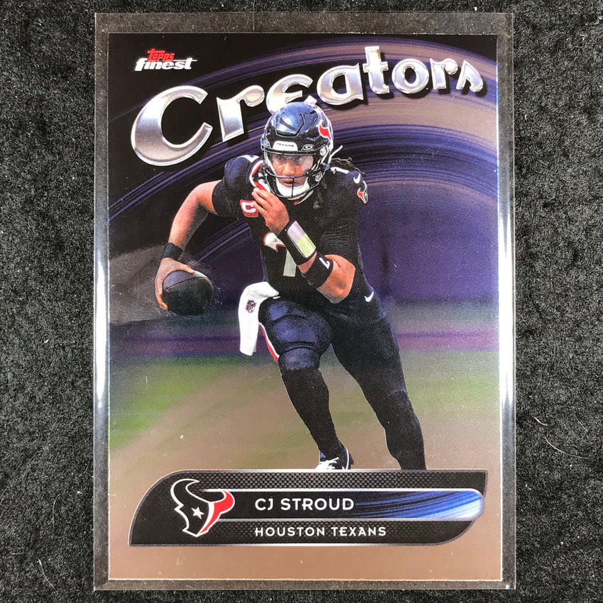 2025 Topps Finest NFL CJ STROUD Creators Base #12