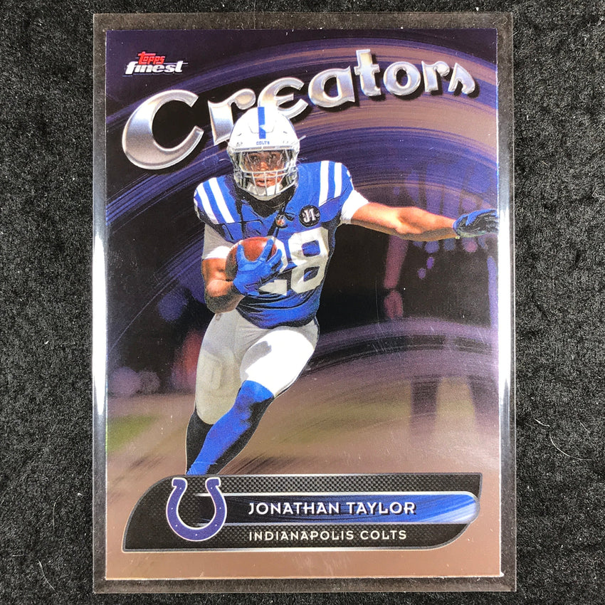 2025 Topps Finest NFL JONATHAN TAYLOR Creators Base #13