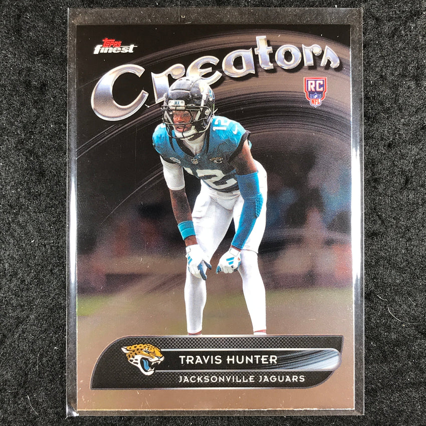 2025 Topps Finest NFL TRAVIS HUNTER Creators Rookie Base #14