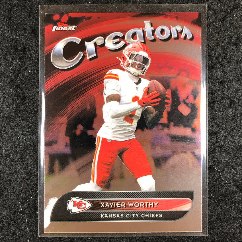 2025 Topps Finest NFL XAVIER WORTHY Creators Base #15