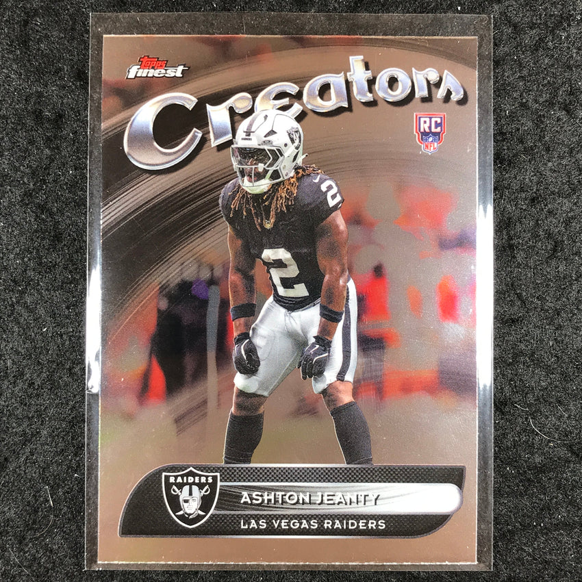 2025 Topps Finest NFL ASHTON JEANTY Creators Rookie Base #16