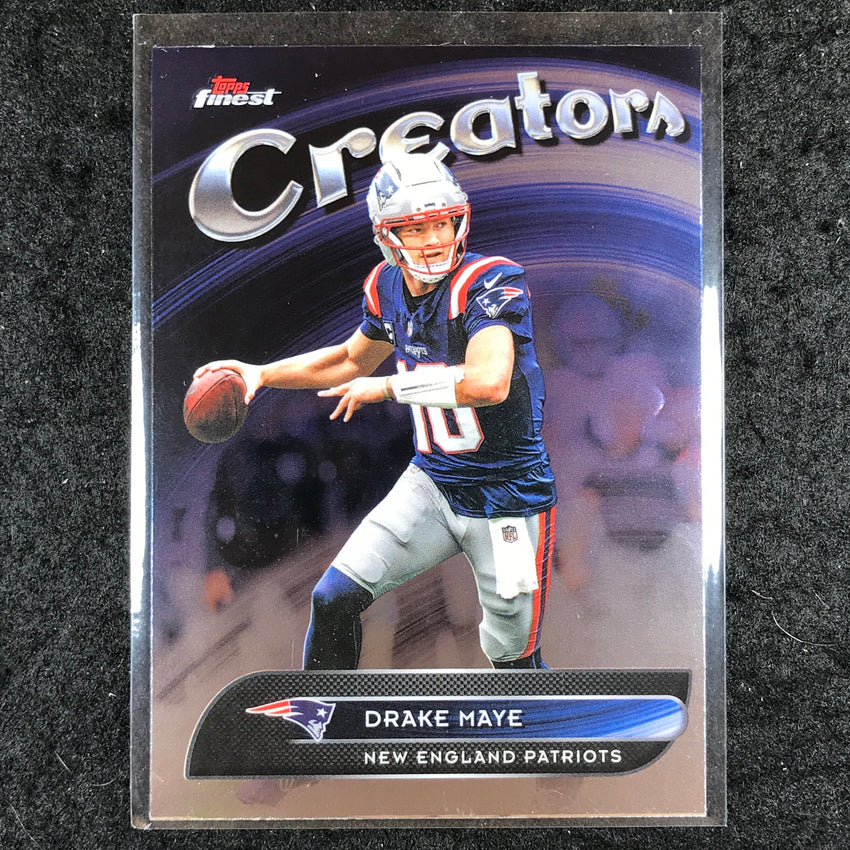 2025 Topps Finest NFL DRAKE MAYE Creators Base #21