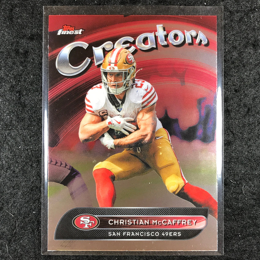2025 Topps Finest NFL CHRISTIAN MCCAFFREY Creators Base #26