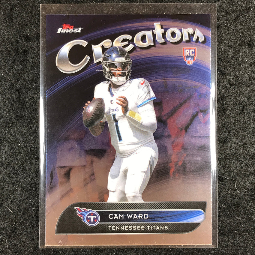 2025 Topps Finest NFL CAM WARD Creators Rookie Base #29