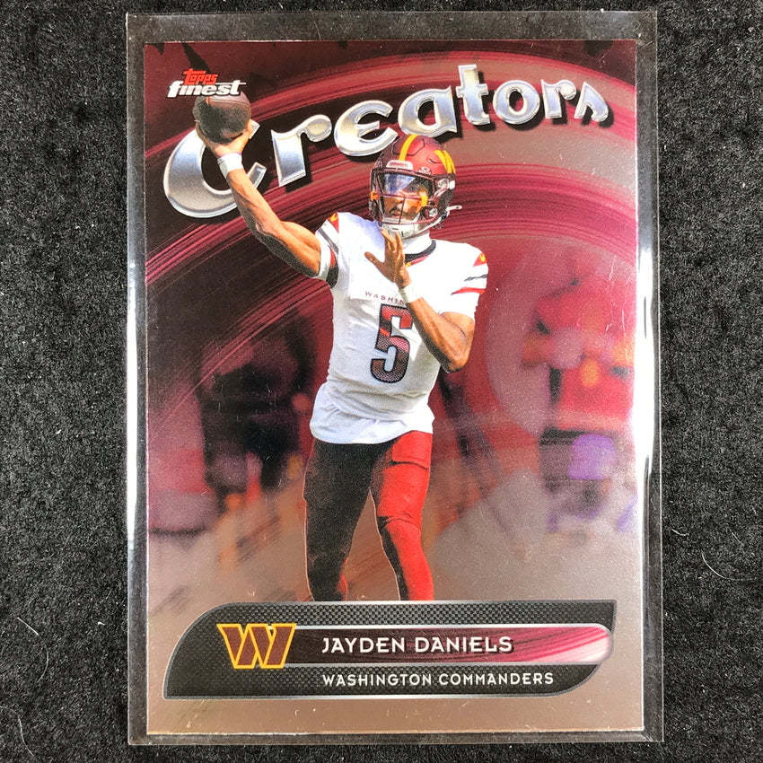 2025 Topps Finest NFL JAYDEN DANIELS Creators Base #30