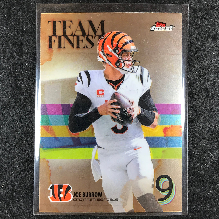 2025 Topps Finest NFL JOE BURROW Team Finest Base #2