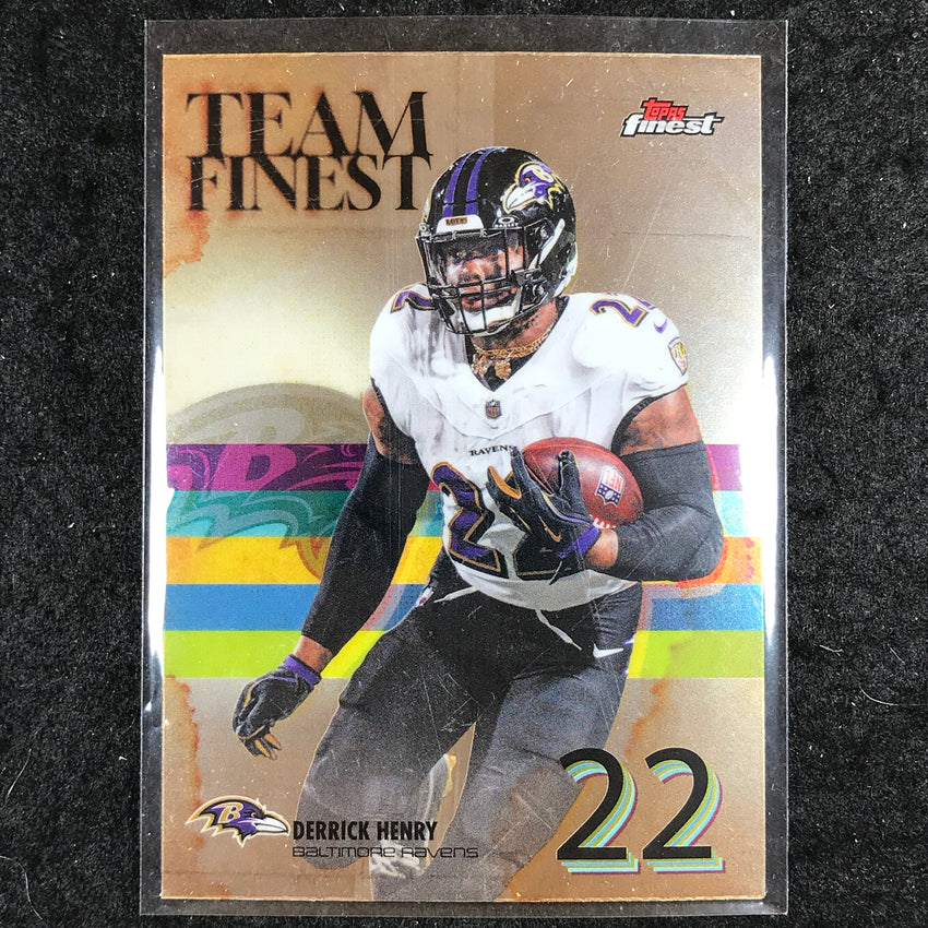 2025 Topps Finest NFL DERRICK HENRY Team Finest Base #4
