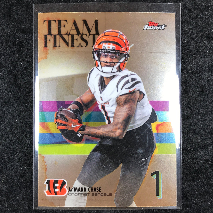 2025 Topps Finest NFL JA'MARR CHASE Team Finest Base #6