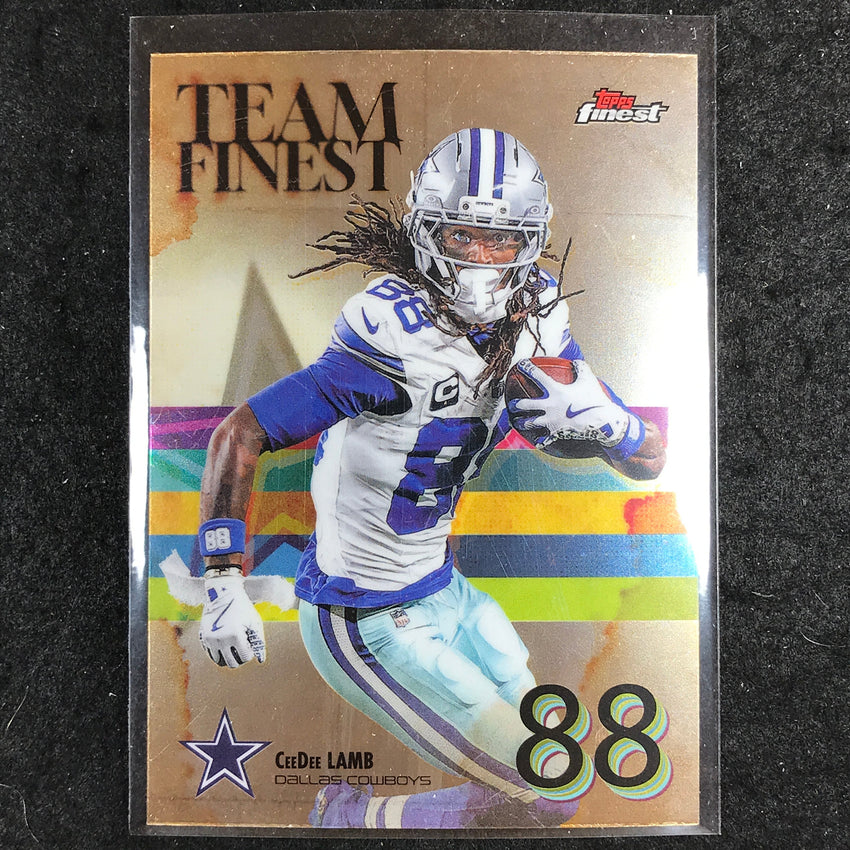 2025 Topps Finest NFL CEEDEE LAMB Team Finest Base #7